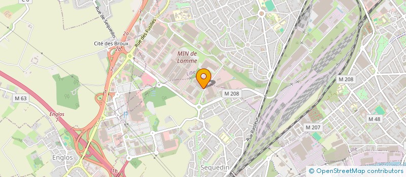 localisation de l'entreprise MADAME JULIAN NAGBONMUNA  HAUBOURDIN