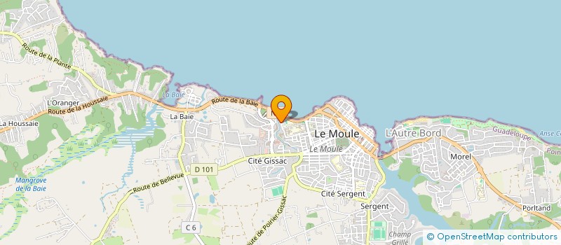 localisation de l'entreprise MADAME JULIANA ABAADOU à LE MOULE