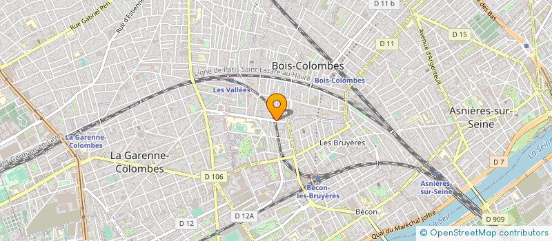 localisation de l'entreprise MADAME JULIANA ALVES FERNANDES à BOIS-COLOMBES