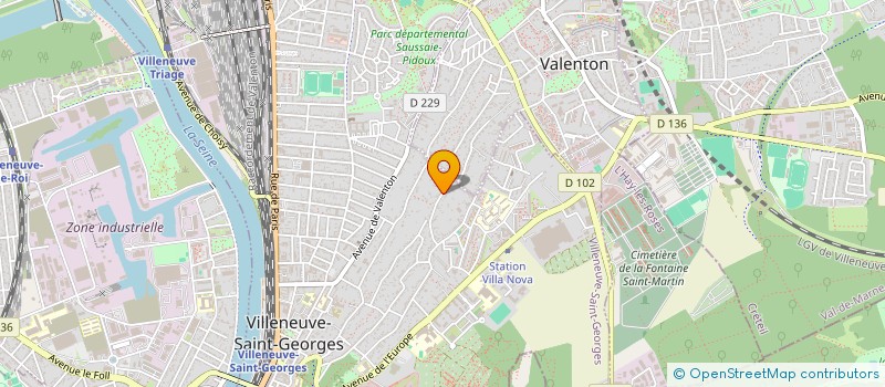 localisation de l'entreprise MADAME JULIANA AMORIM PEREIRA à VILLENEUVE-SAINT-GEORGES