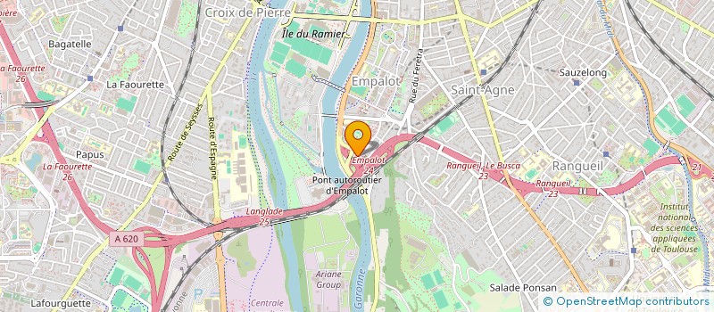 localisation de l'entreprise MADAME JULIANA ANDRIANDAFIMANANA à TOULOUSE
