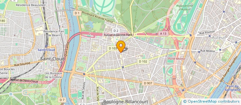 localisation de l'entreprise MADAME JULIANA ARBELAEZ CARO à BOULOGNE-BILLANCOURT