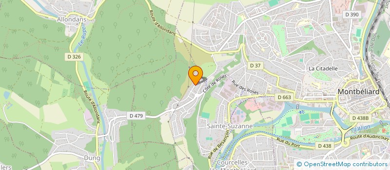 localisation de l'entreprise MADAME JULIANA CHARLERY  SAINTE-SUZANNE