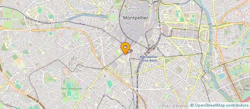 localisation de l'entreprise MADAME JULIANA CREVASSOL à MONTPELLIER