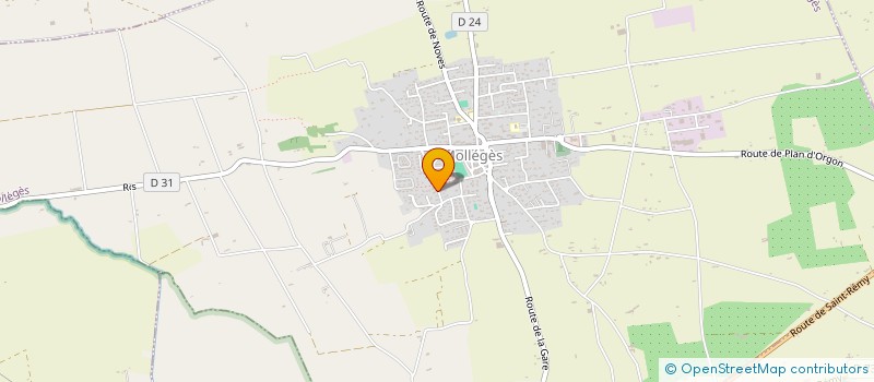 localisation de l'entreprise MADAME JULIANA CUPILLARD  MOLLEGES