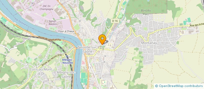 localisation de l'entreprise MADAME JULIANA GRONDIN  NEUVILLE-SUR-SAONE