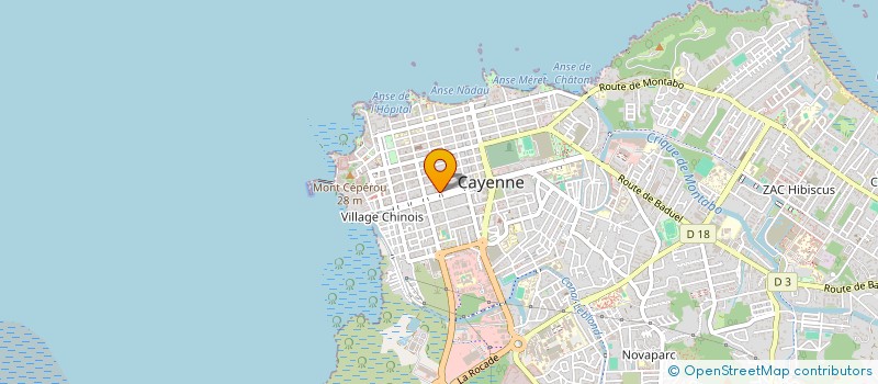 localisation de l'entreprise MADAME JULIANA LUSBEC  CAYENNE