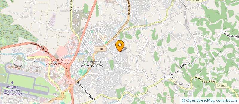 localisation de l'entreprise MADAME JULIANA SALOMON à LES ABYMES