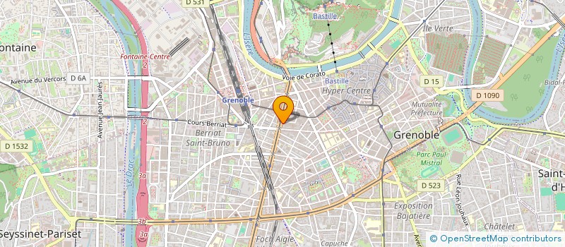 localisation de l'entreprise MADAME JULIANA SILVA CORDEIRO  GRENOBLE