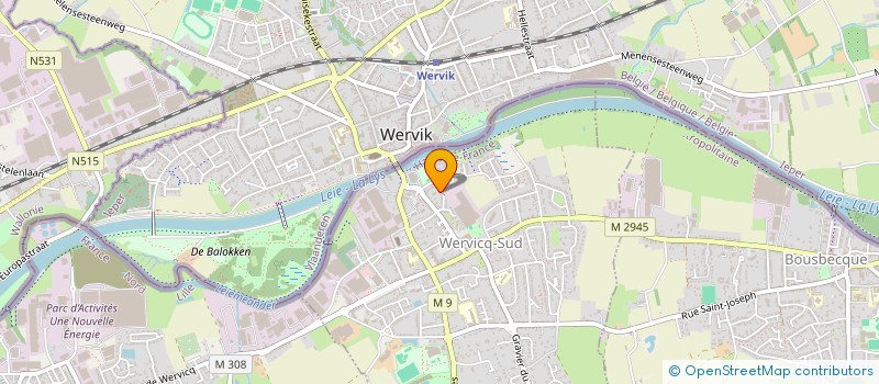 localisation de l'entreprise MADAME JULIANA TEIXEIRA  DE CARVALHO  WERVICQ-SUD