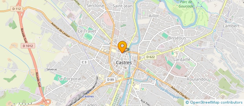 localisation de l'entreprise MADAME JULIANA THIES PEREIRA  CASTRES