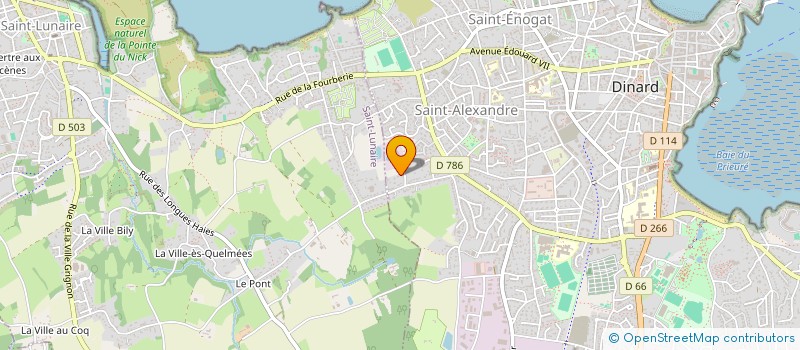localisation de l'entreprise MADAME JULIANA THOREUX à DINARD