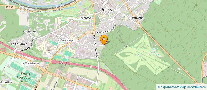 localisation de l'entreprise MADAME JULIANA TORO GUTIERREZ  POISSY