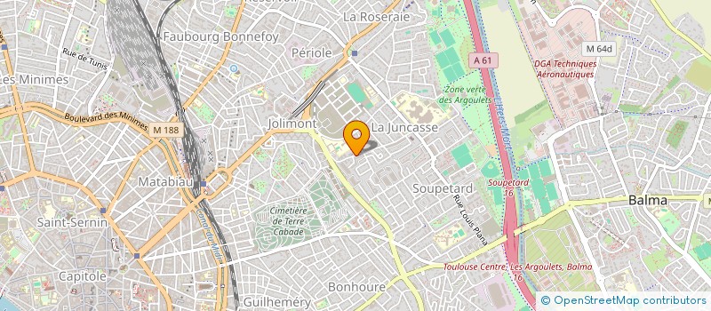 localisation de l'entreprise MADAME JULIANE BROECKER à TOULOUSE