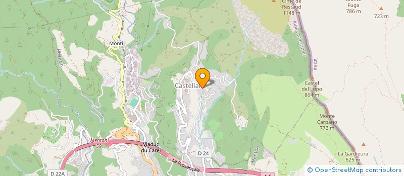 localisation de l'entreprise MADAME JULIANE CLAMENS  CASTELLAR