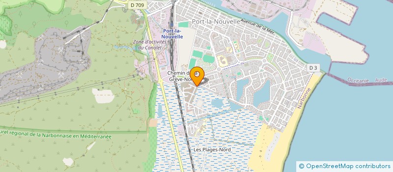 localisation de l'entreprise MADAME JULIANE COEL  PORT-LA-NOUVELLE