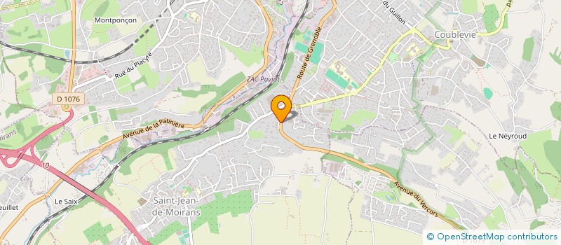 localisation de l'entreprise MADAME JULIANE DAVID  SAINT-JEAN-DE-MOIRANS