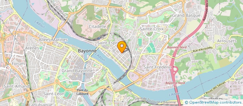 localisation de l'entreprise MADAME JULIANE DEGRENDELE à BAYONNE