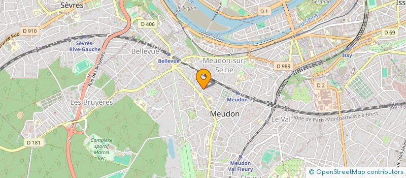 localisation de l'entreprise MADAME JULIANE DUBOIS à MEUDON