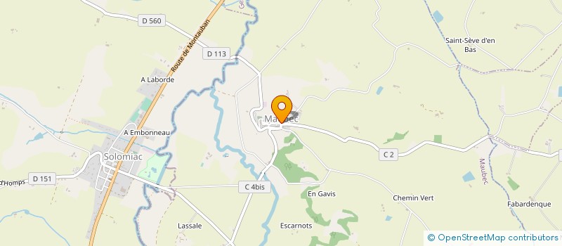 localisation de l'entreprise MADAME JULIANE FEICHTINGER  LAMOTHE-CUMONT