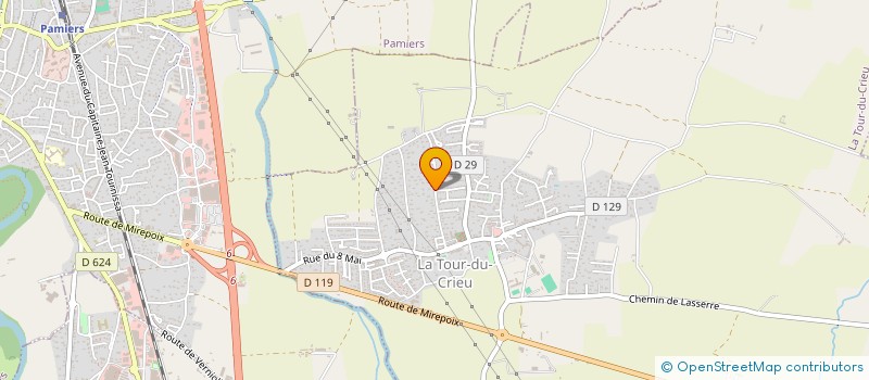 localisation de l'entreprise MADAME JULIANE GENTILI à VILLENEUVE-DU-PAREAGE