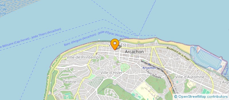 localisation de l'entreprise MADAME JULIANE HEGENBARTH  ARCACHON