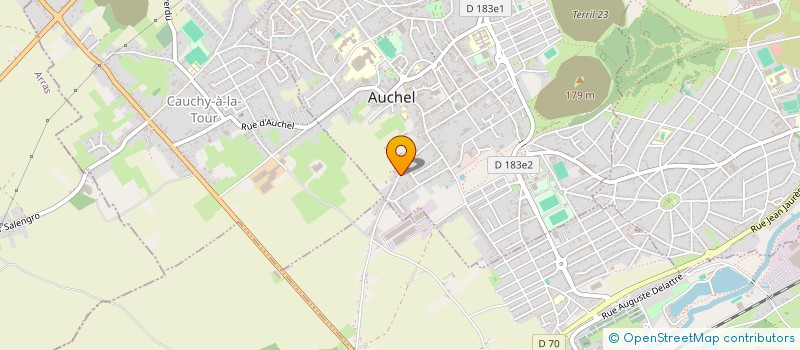 localisation de l'entreprise MADAME JULIANE LERAY  AUCHEL