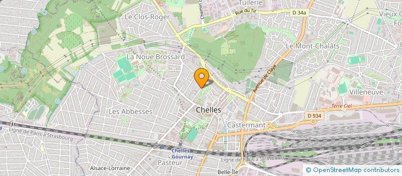 localisation de l'entreprise MADAME JULIANE RICOUR à CHELLES