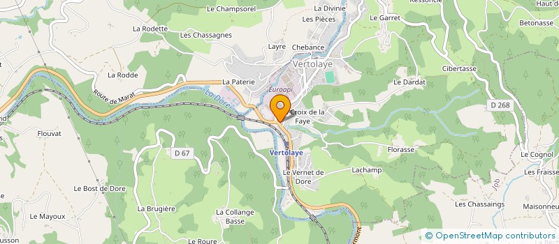 localisation de l'entreprise MADAME JULIANE RICQ  VERTOLAYE