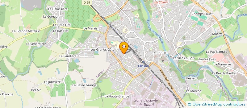 localisation de l'entreprise MADAME JULIANE ROTTIER  CLISSON