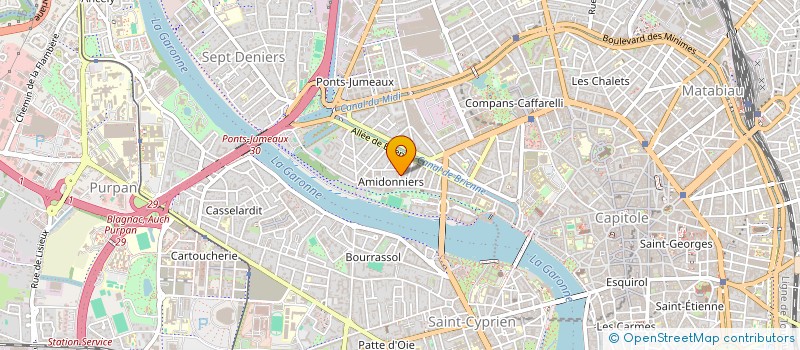 localisation de l'entreprise MADAME JULIANE SARRAZIN à TOULOUSE