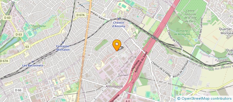 localisation de l'entreprise MADAME JULIANE SOUVIGNON à ANTONY