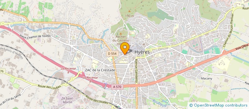 localisation de l'entreprise MADAME JULIANITA BRISSAC à HYERES