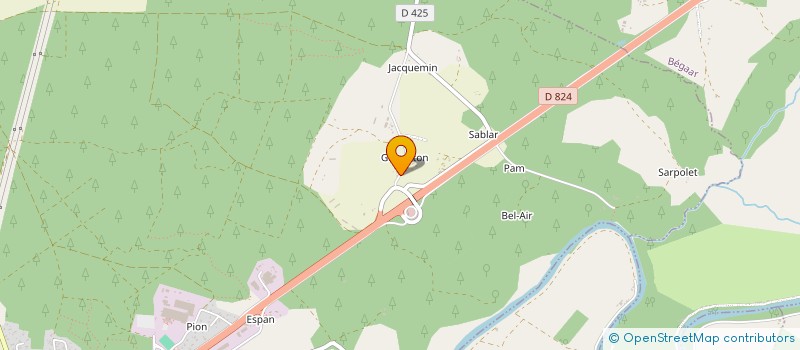 localisation de l'entreprise MADAME JULIANNA ACS à PONTONX-SUR-L'ADOUR