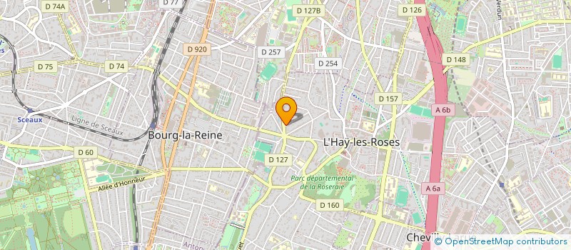 localisation de l'entreprise MADAME JULIANNA BEN AYOUN  L HAY LES ROSES