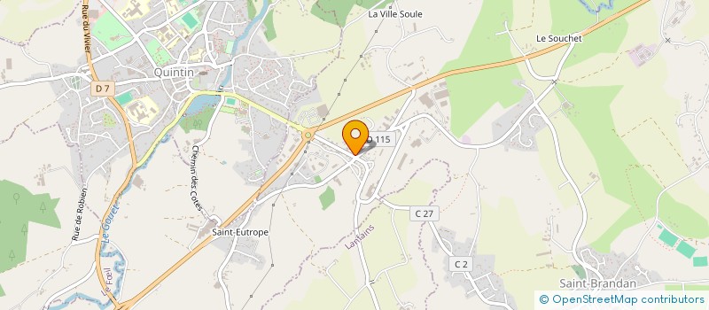 localisation de l'entreprise MADAME JULIANNA BITEMO LOUKH  SAINT-BRANDAN