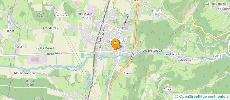 localisation de l'entreprise MADAME JULIANNE COULON  COUSANCE