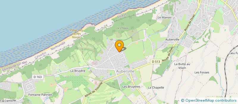 localisation de l'entreprise MADAME JULIANNE LAUNAY  AUBERVILLE