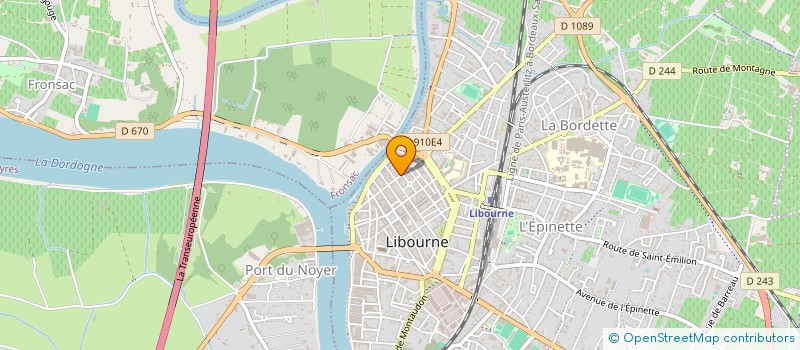 localisation de l'entreprise MADAME JULIE ABADIE  LIBOURNE