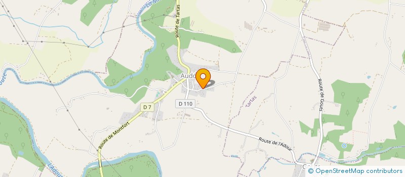 localisation de l'entreprise MADAME JULIE ABADIE  AUDON