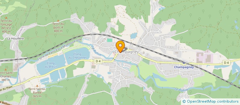 localisation de l'entreprise MADAME JULIE ABDESSELEM  CHAMPAGNEY