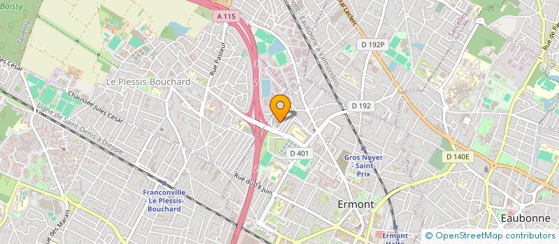 localisation de l'entreprise MADAME JULIE ABONDANCE  ERMONT