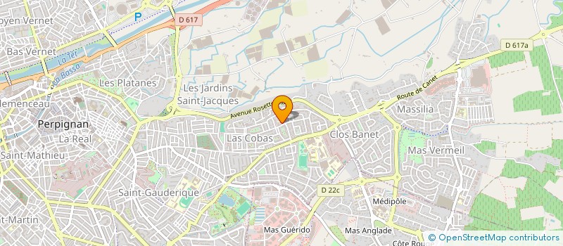 localisation de l'entreprise MADAME JULIE ABOU  PERPIGNAN