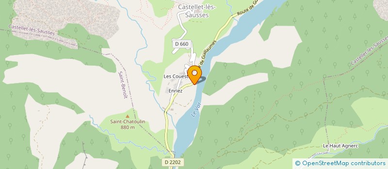 localisation de l'entreprise MADAME JULIE ACHARD  CASTELLET-LES-SAUSSES