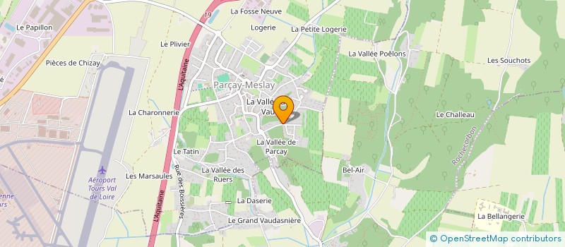 localisation de l'entreprise MADAME JULIE ACHTE  PARCAY-MESLAY