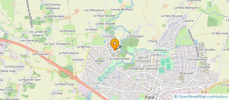 localisation de l'entreprise MADAME JULIE ADAM à PACE
