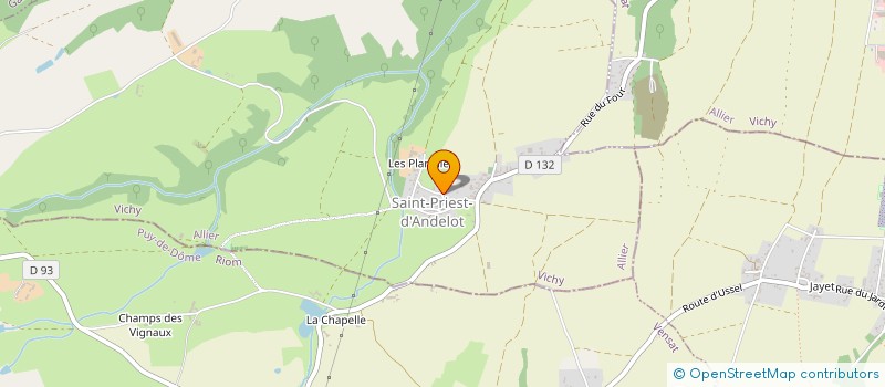 localisation de l'entreprise MADAME JULIE ADVENIER  SAINT-PRIEST-D'ANDELOT