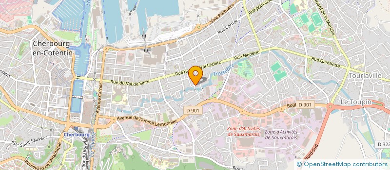 localisation de l'entreprise MADAME JULIE AGNES à CHERBOURG-EN-COTENTIN