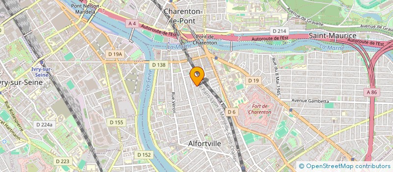 localisation de l'entreprise MADAME JULIE AGOPIAN  ALFORTVILLE