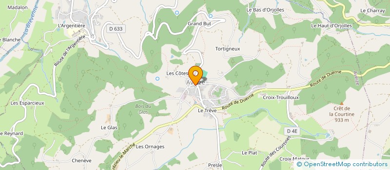 localisation de l'entreprise MADAME JULIE AGUILO  AVEIZE